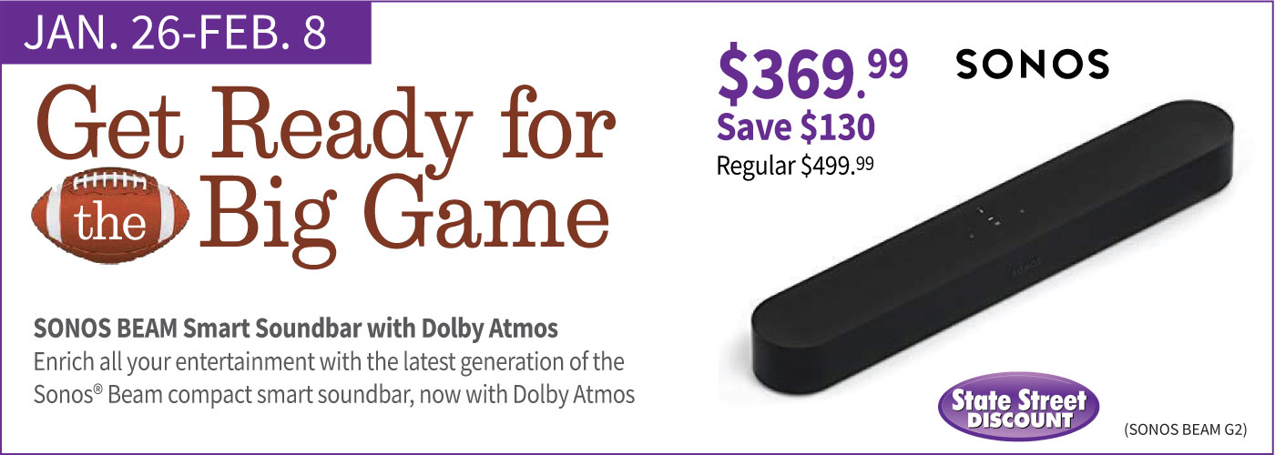 Sonos Beam Gen 2 Black Smart Soundbar