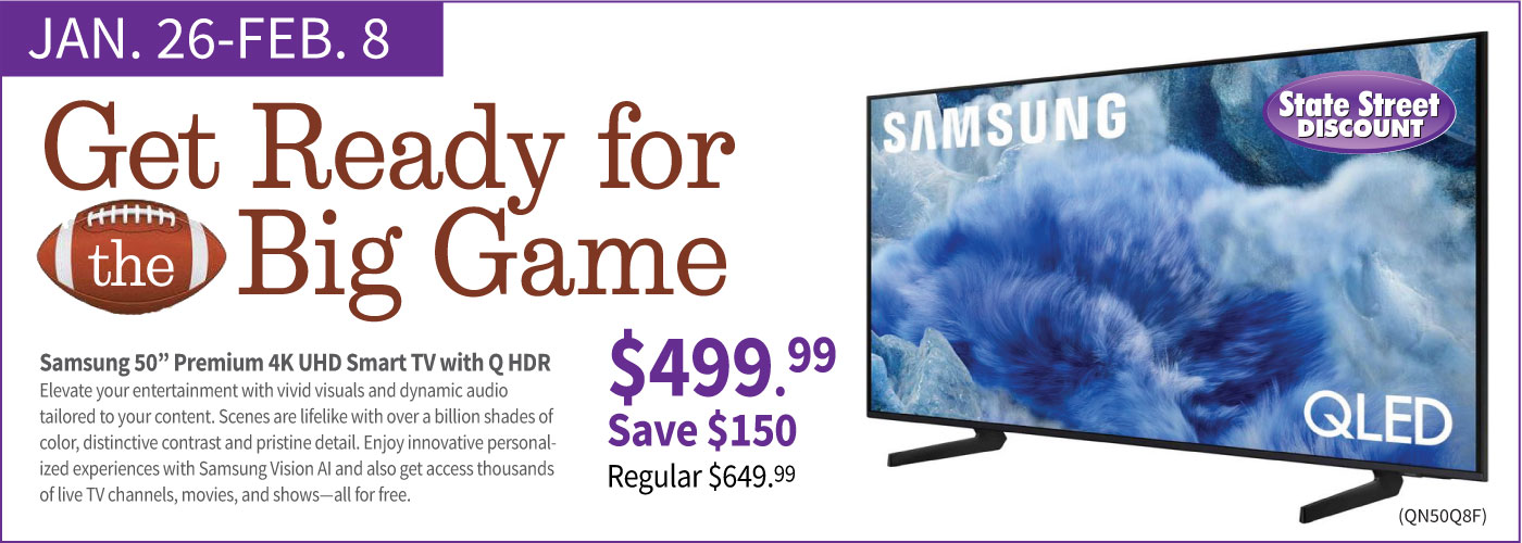 Samsung Q8F 50'' 4K Ultra HD QLED Vision AI Smart TV