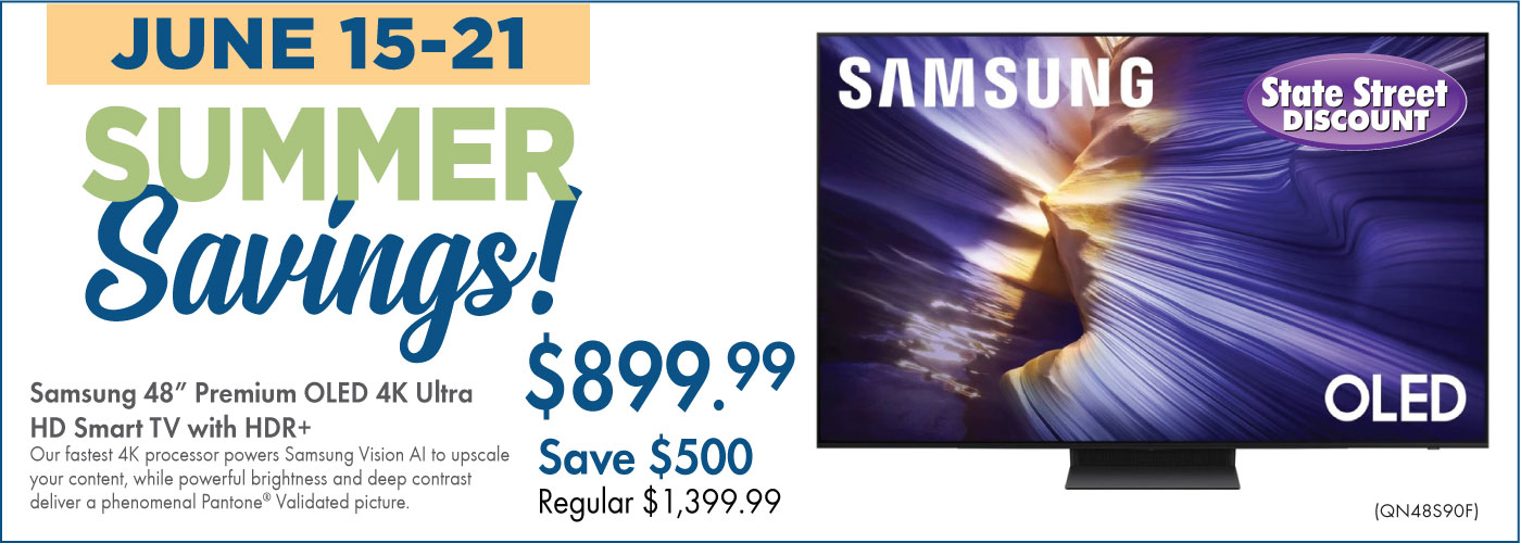 Samsung S90F 48'' 4K Ultra HD OLED Vision AI Smart TV