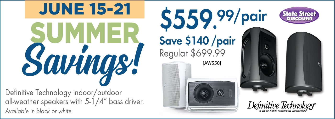 Definitive Technology® Dymension Outdoor™ 5.25'' Black Outdoor Surface Mount Speakers