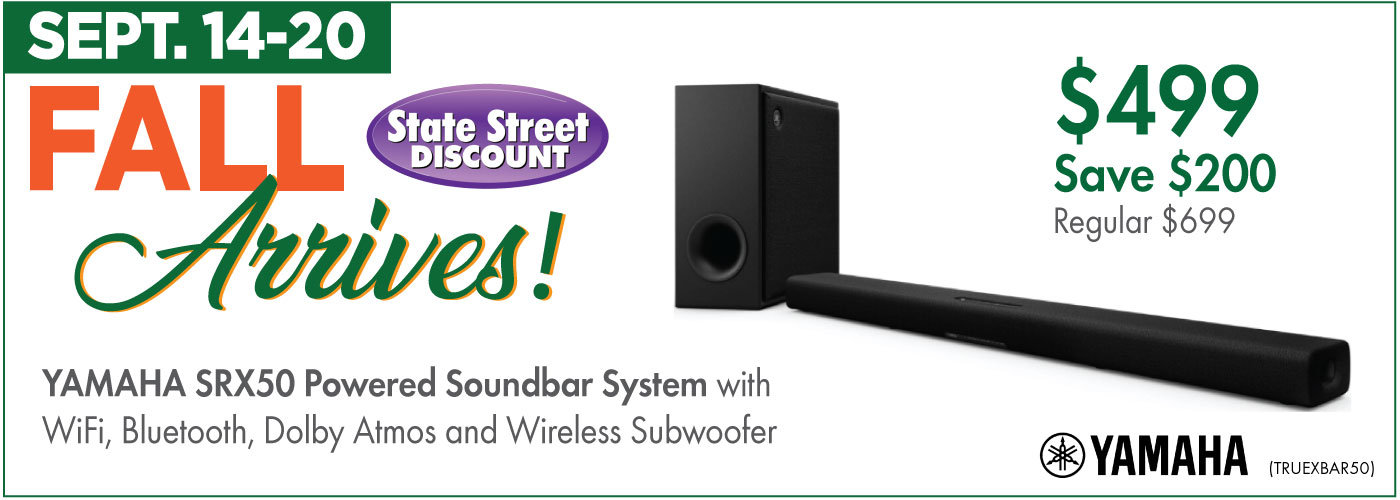 Yamaha® TRUE X BAR 50A Black av System